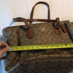 Coach diaper bag